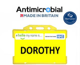 Yellow Name Badges (Product Code YB01)